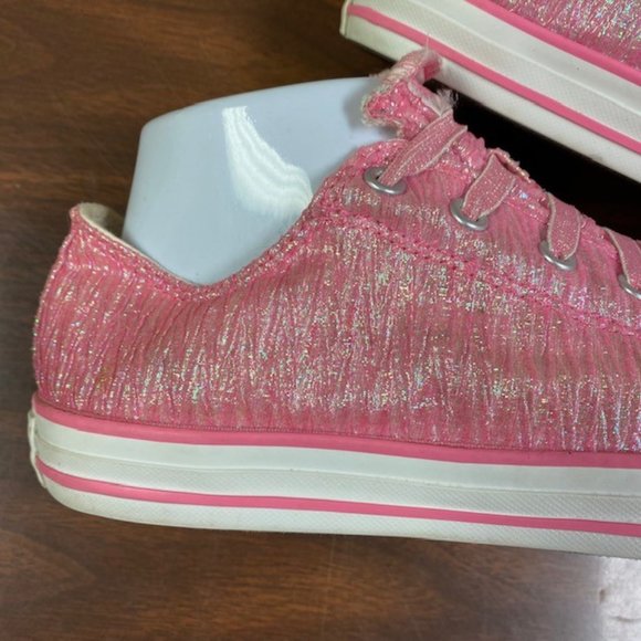Converse All Star Chuck Taylor Low Top Shimmer‎ Sneakers, size J 5.5, W 7, EU 38 - Picture 7 of 13